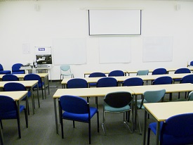 Sample layout of Management School Lecture Theatre 7